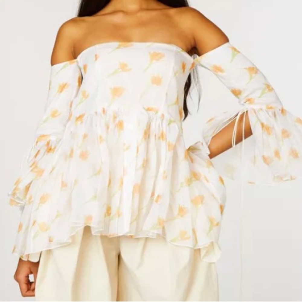Rosie Assoulin Floral Print Blouse
